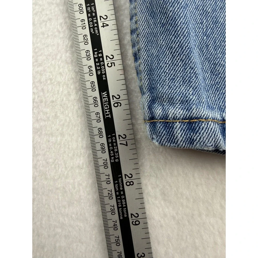 Levi's 505 Regular Fit‎ Jeans Mens 36x29 Blue Medium Wash Straight Leg Denim